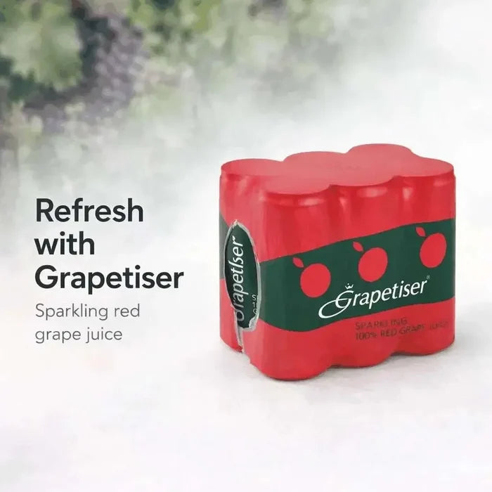 Grapetiser Sparkling 100% Red Grape Juice 300ml (6-Pack) Facebook Ad