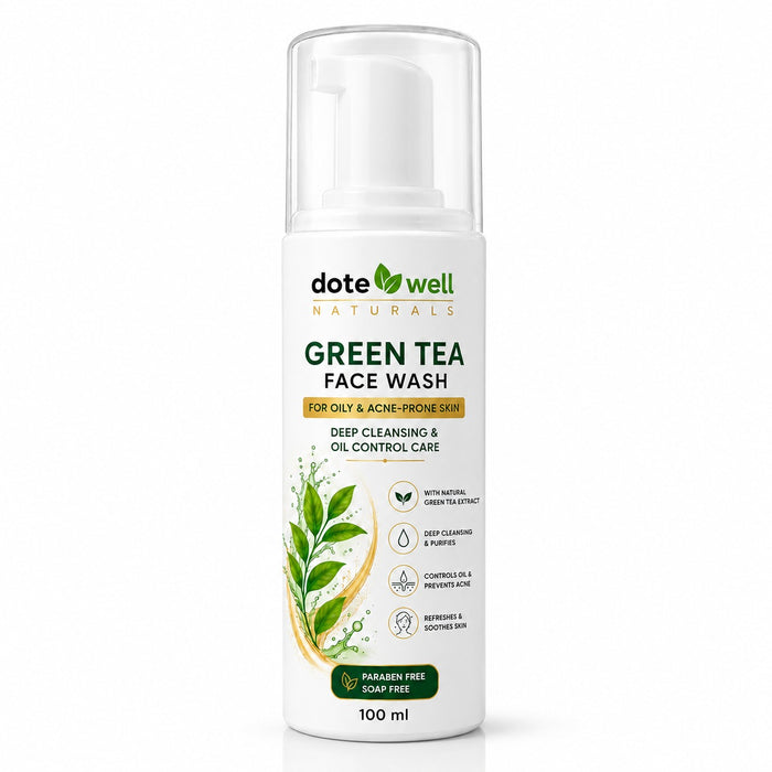 Green Tea Face Wash for Oily & Acne-Prone Skin | Deep Cleansing & Oil Control Care | 100 ml