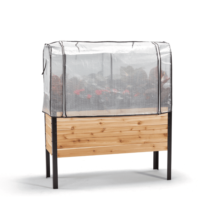 Cedar Planters Greenhouse Cover