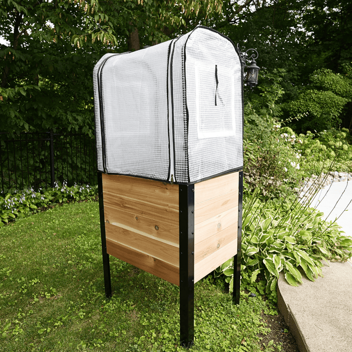 Cedar Planters Greenhouse Cover