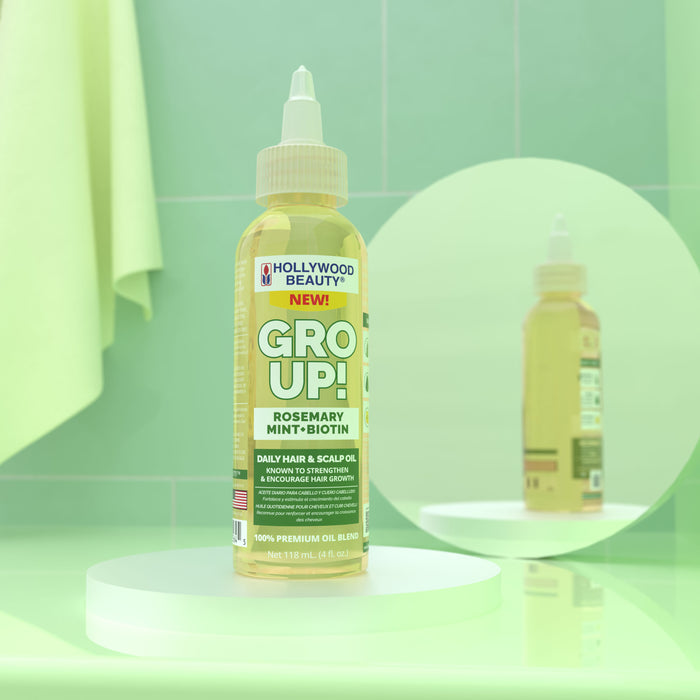 Gro Up! Rosemary, Mint + Biotin Daily Skin & Scalp Oil - 4 fl oz