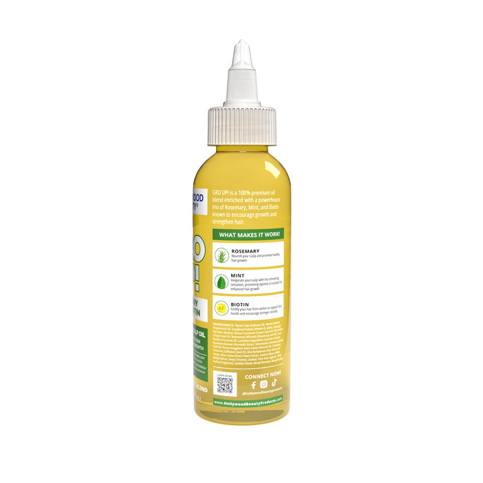 Gro Up! Rosemary, Mint + Biotin Daily Skin & Scalp Oil - 4 fl oz