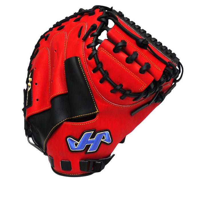 HATAKEYAMA Pro 33.5 inch Viper Catcher Mitt - Red/Black
