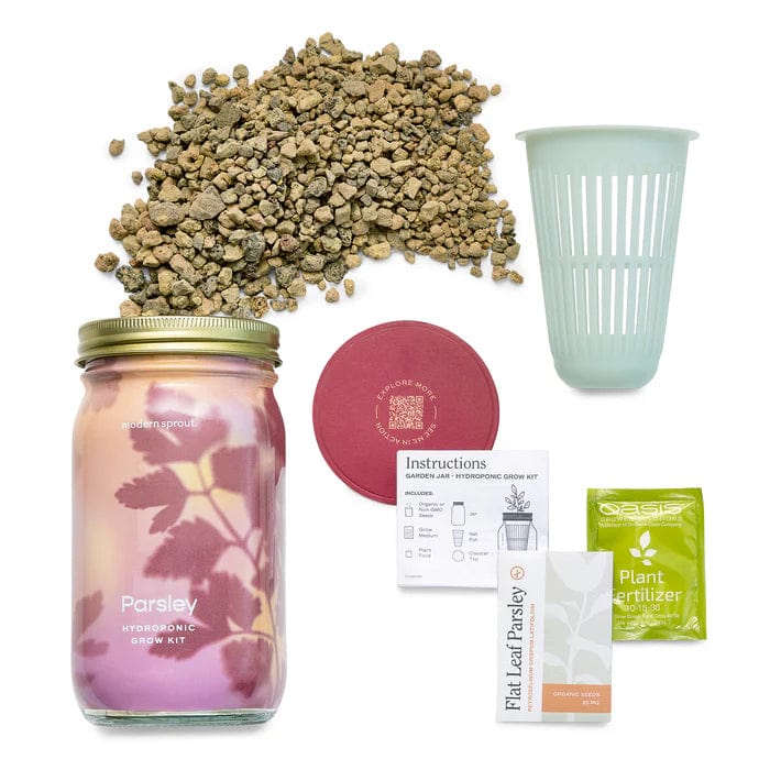 Herb Jar and Hydroponic Grow Kit