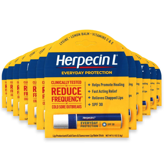 Herpecin-L Everyday Protection Lip Balm, SPF 30 - 24 Pack