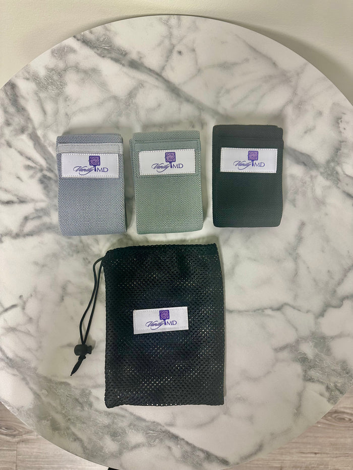 Resistance booty bands for lower body workouts at home or while traveling