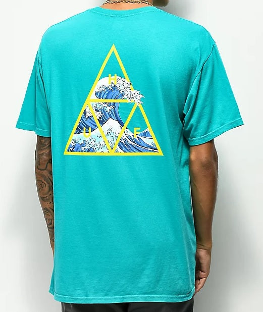 HUF HIGH TIDE TRIPLE TRIANGLE MENS T-SHIRT