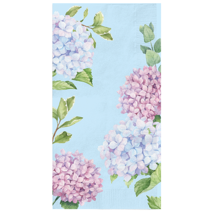 Guest Towel Hydrangea 3 Ply - 20pk