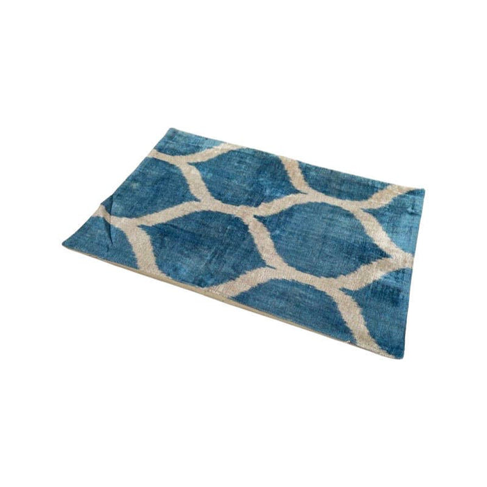 Ikat Handwoven Silk Velvet Pillowcase