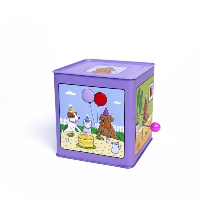 Jack Rabbit Creations Birthday Puppy Jack-in-the-Box