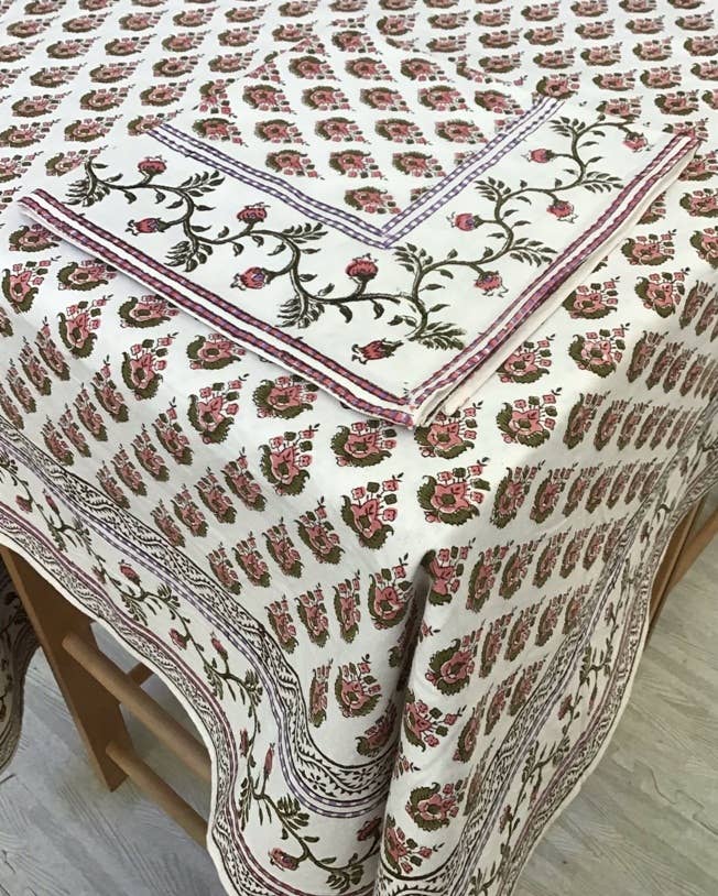 Kiran Block Print Napkins Set of 4