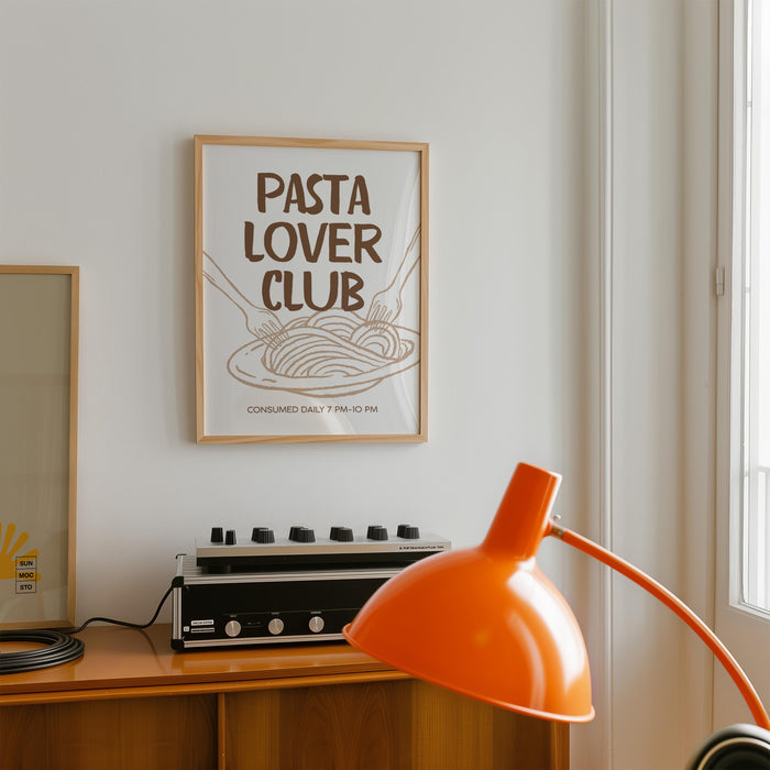 Kitchen Wall Art Set of 6, Cin Cin Wine Posters, Pasta Lover Club Art, Happy Hour Dining Decor, Neutral Kitchen Prints, Bar Cart Bundle