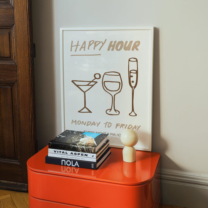Kitchen Wall Art Set of 6, Cin Cin Wine Posters, Pasta Lover Club Art, Happy Hour Dining Decor, Neutral Kitchen Prints, Bar Cart Bundle