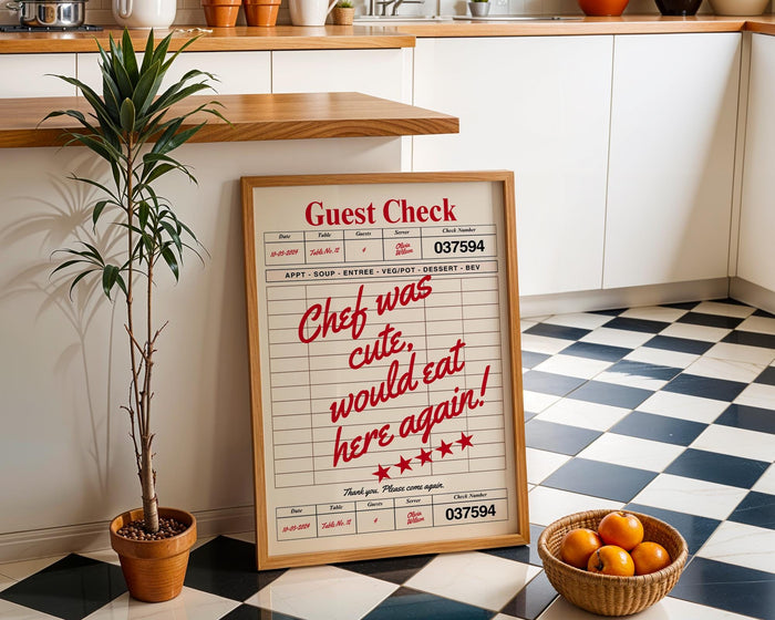 Aesthetic Kitchen Prints Set of 3 Life is Full of Pastabilities Red Kitchen Decor Kitchen Wall Art Typography Prints Trendy Kitchen Poster