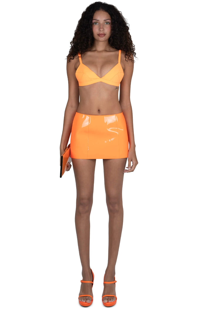 KOMIKO Jeffrey Campbell Top Orange Neon
