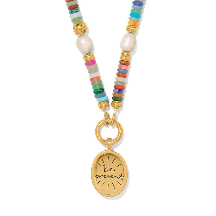Kosmos Chroma Token Charm Necklace