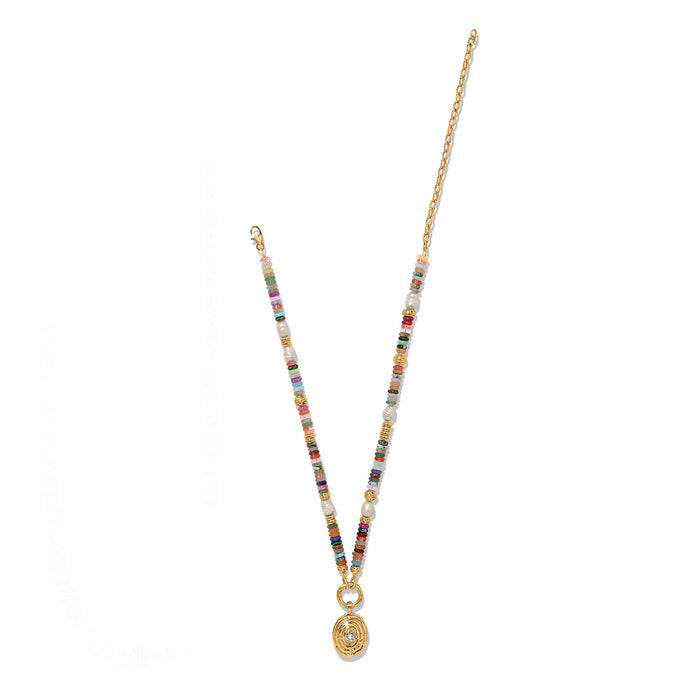 Kosmos Chroma Token Charm Necklace