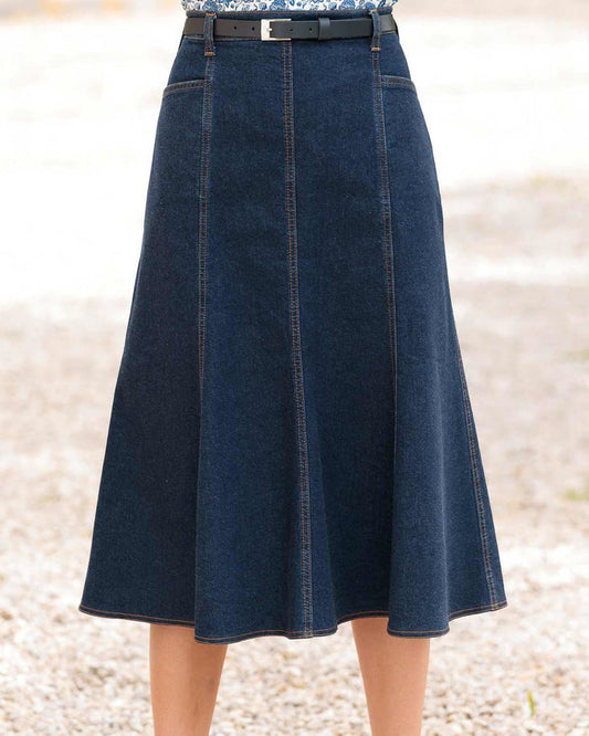 Denim Skirt - Blue - Country Collection