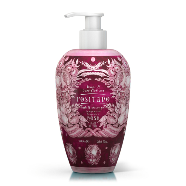 Rudy Profumi POSITANO ROSE Bath & Shower Cream 700 ml