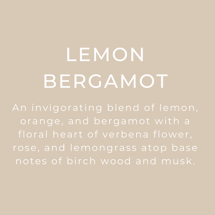 Lemon Bergamot - 4 oz Black Glass Room + Linen Spray