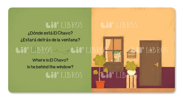 Lil' Libros 'Where Is El Chavo?' Board Book