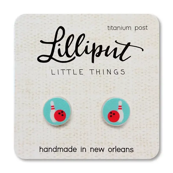 Lilliput Little Things Earrings - Bowling