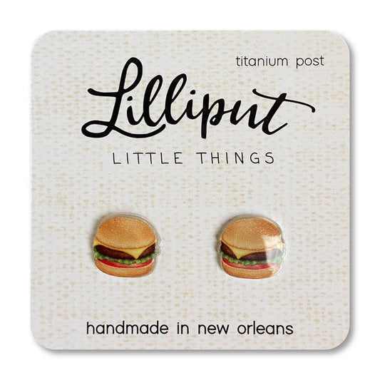 Lilliput Little Things Earrings - Cheeseburgers