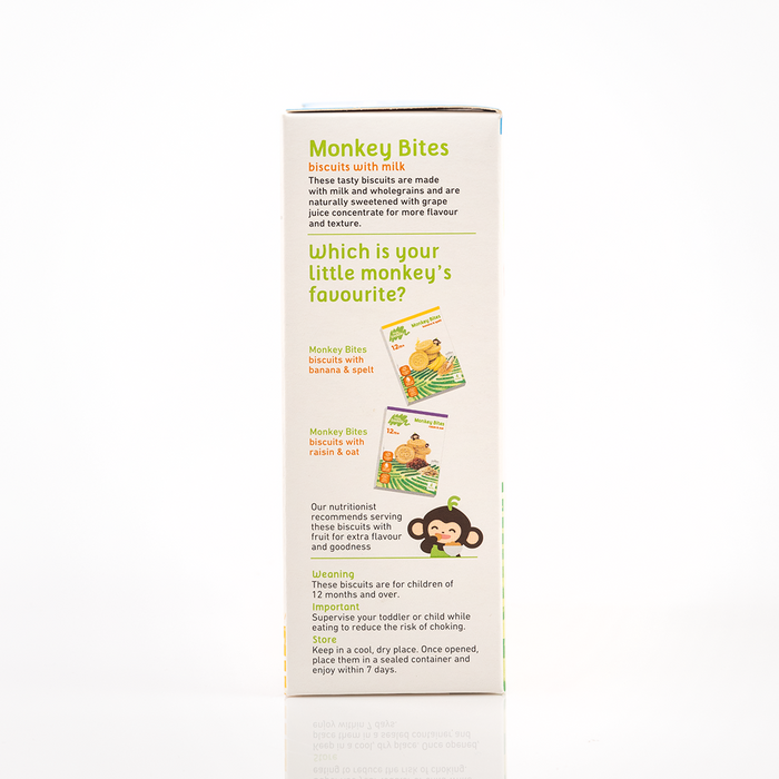 Little Freddie Monkey Bites Milk Biscuits (20g x 4 packs)