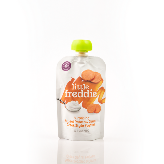Little Freddie Suprising Sweet Potato & Carrot Greek Style Yoghurt 6+ Months 100g
