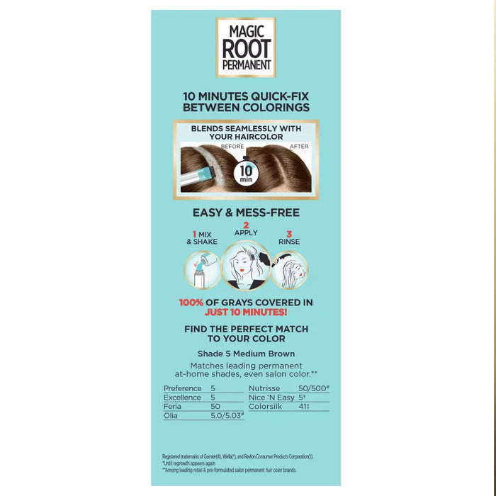 L’Oréal Magic Root Rescue 5 Medium Brown - 12 Pack