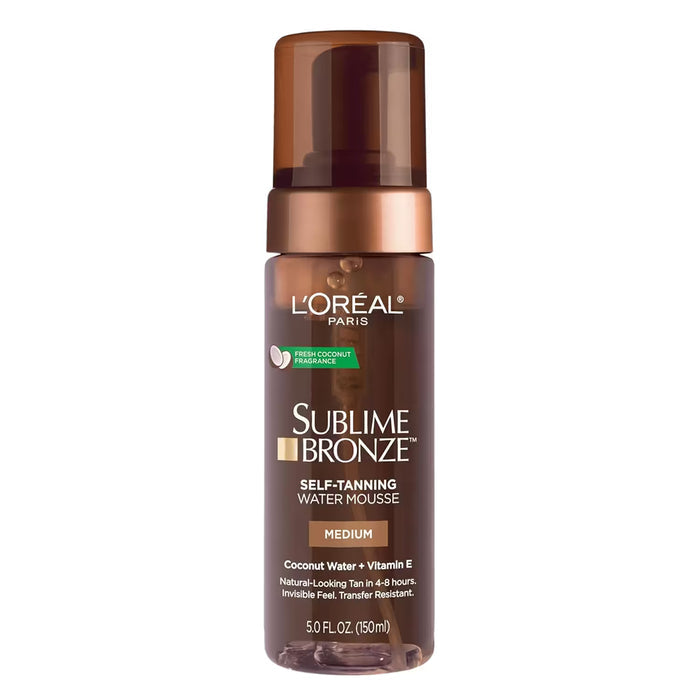 L'Oréal Paris Sublime Bronze Water Mousse Self-Tanner - 5 oz - 24 Pack