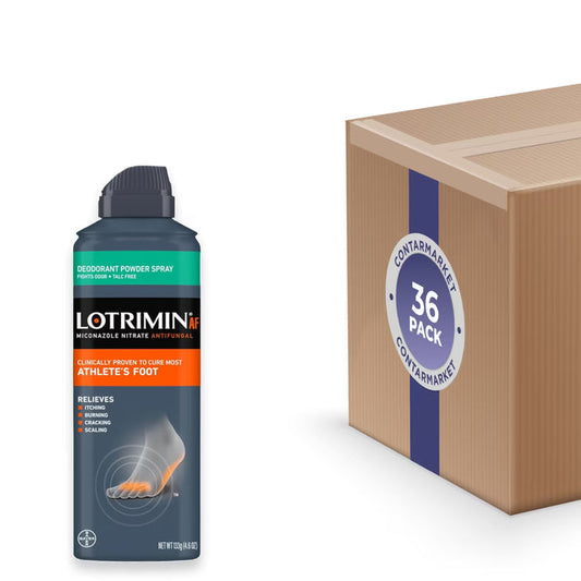 Lotrimin AF Foot Deodorant Spray Powder - 4.6 oz - 36 Pack