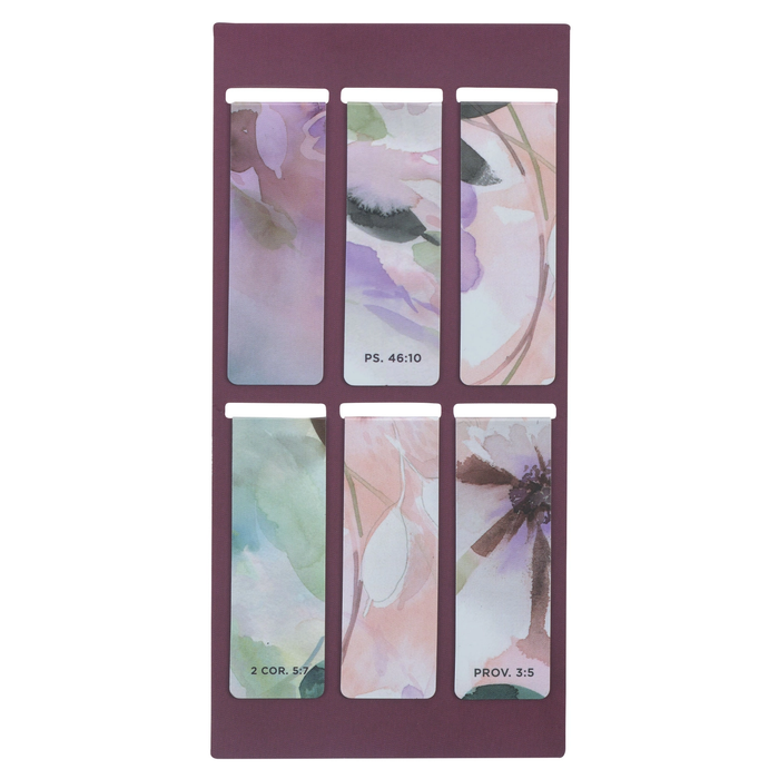 Magnetic Bookmark Set Bloom Like Flowers Prov. 3:5