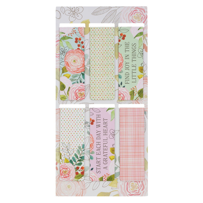 Magnetic Bookmark Set Find Joy in the Little Things