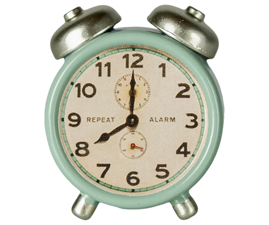 Maileg Mouse Alarm Clock in Mint