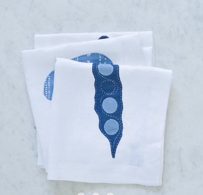Market Napkin Blue Set of 4