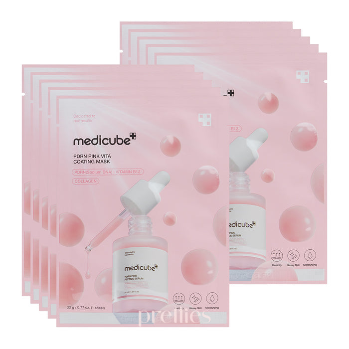 Medicube PDRN Pink Vita Coating Mask x10pcs