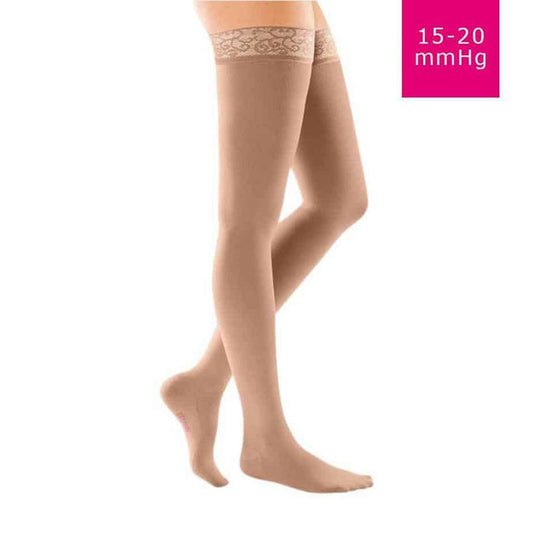 Medi Comfort Thigh High 20-30mmHg Closed Toe - Compression Level: Firm 20-30 MmHg - Unisex - Foot