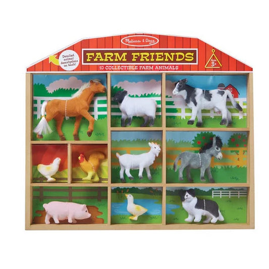 Melissa & Doug Farm Friends Collectible Figures