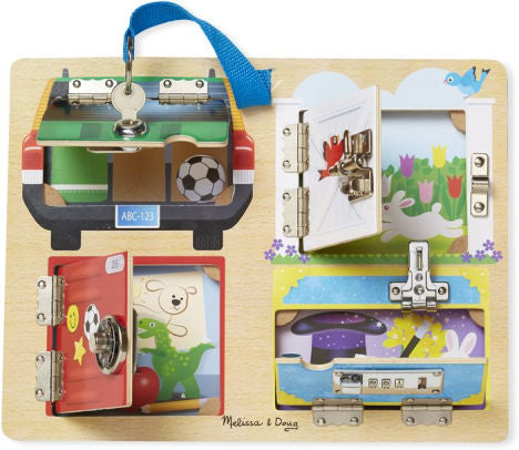Melissa & Doug Locks & Latches Board