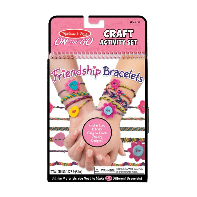 Melissa & Doug On-the-Go Craft Activity Set - Friendship Bracelets