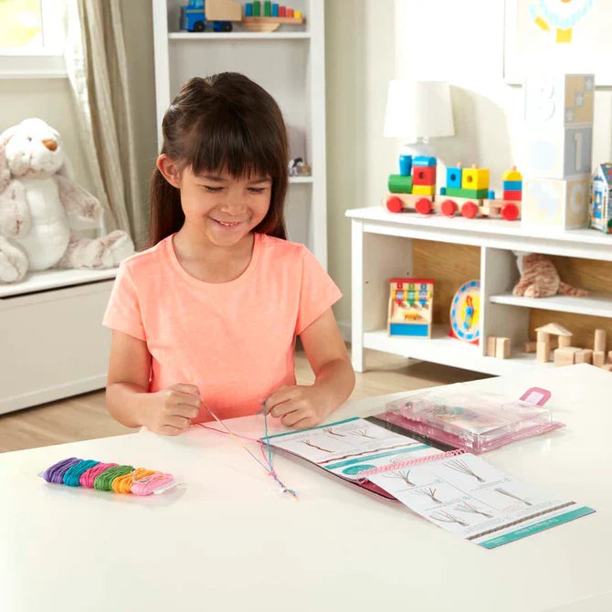Melissa & Doug On-the-Go Craft Activity Set - Friendship Bracelets