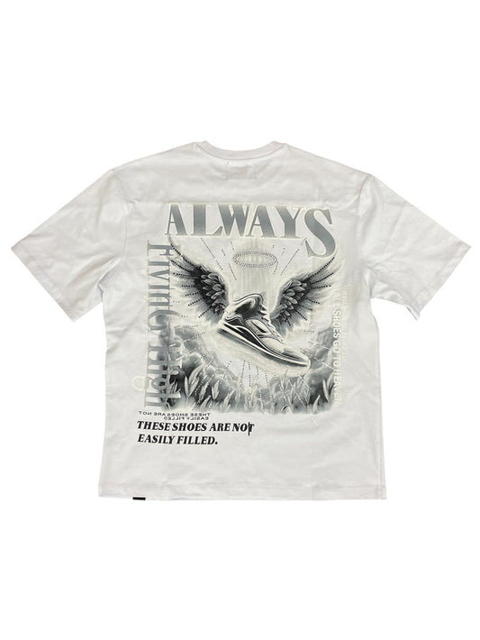 Men DENIMICITY Always Flying High Stoned Out Oversize T-Shirt