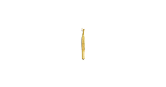 Miskoka Beauty Pick-up Tweezer (gold colour; 45 degree)