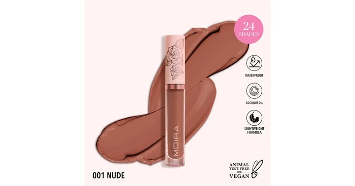 MOIRA Lip Divine Liquid Lipstick - Nude