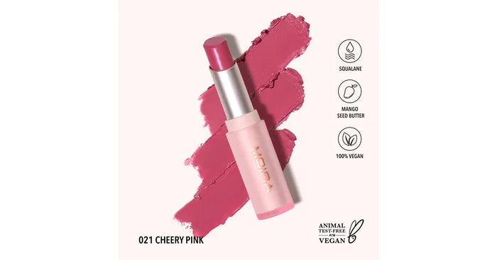 MOIRA Signature Lipstick - Cheery Pink