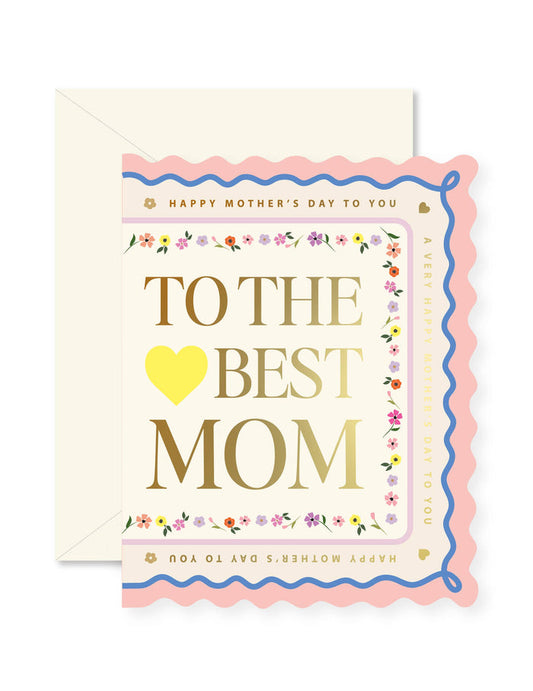 Mother's Day Scallop Greeting Card - Olita Gifts & Goods