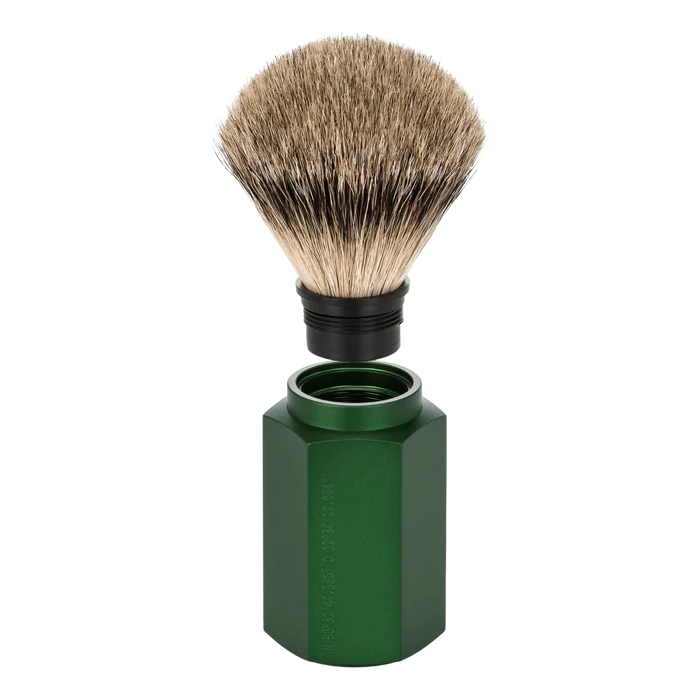 Mühle Hexagon Silvertip Badger barberkost Forest