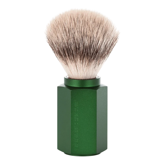 Mühle Hexagon Silvertip Fibre barberkost Graphite