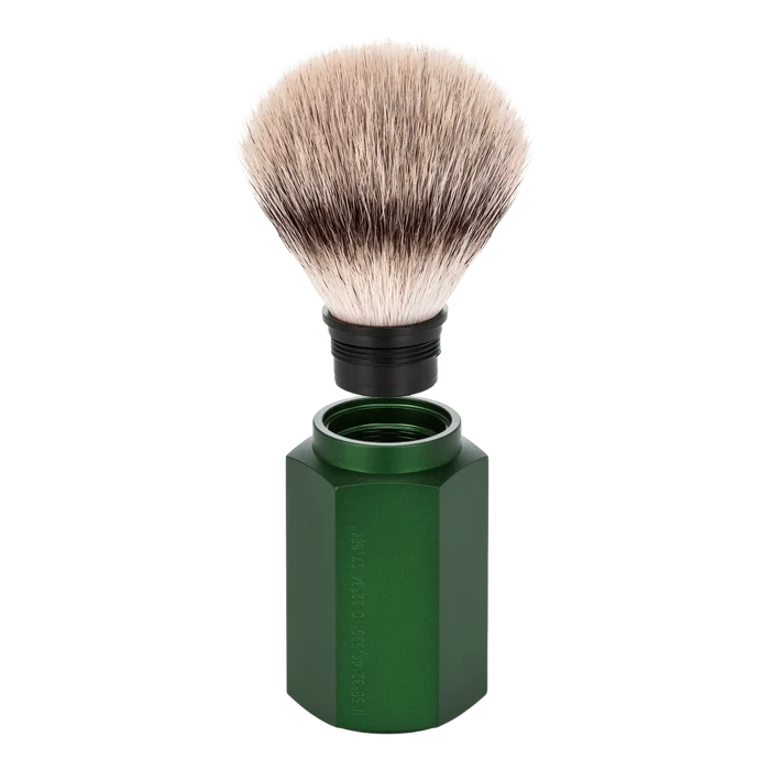 Mühle Hexagon Silvertip Fibre barberkost Graphite